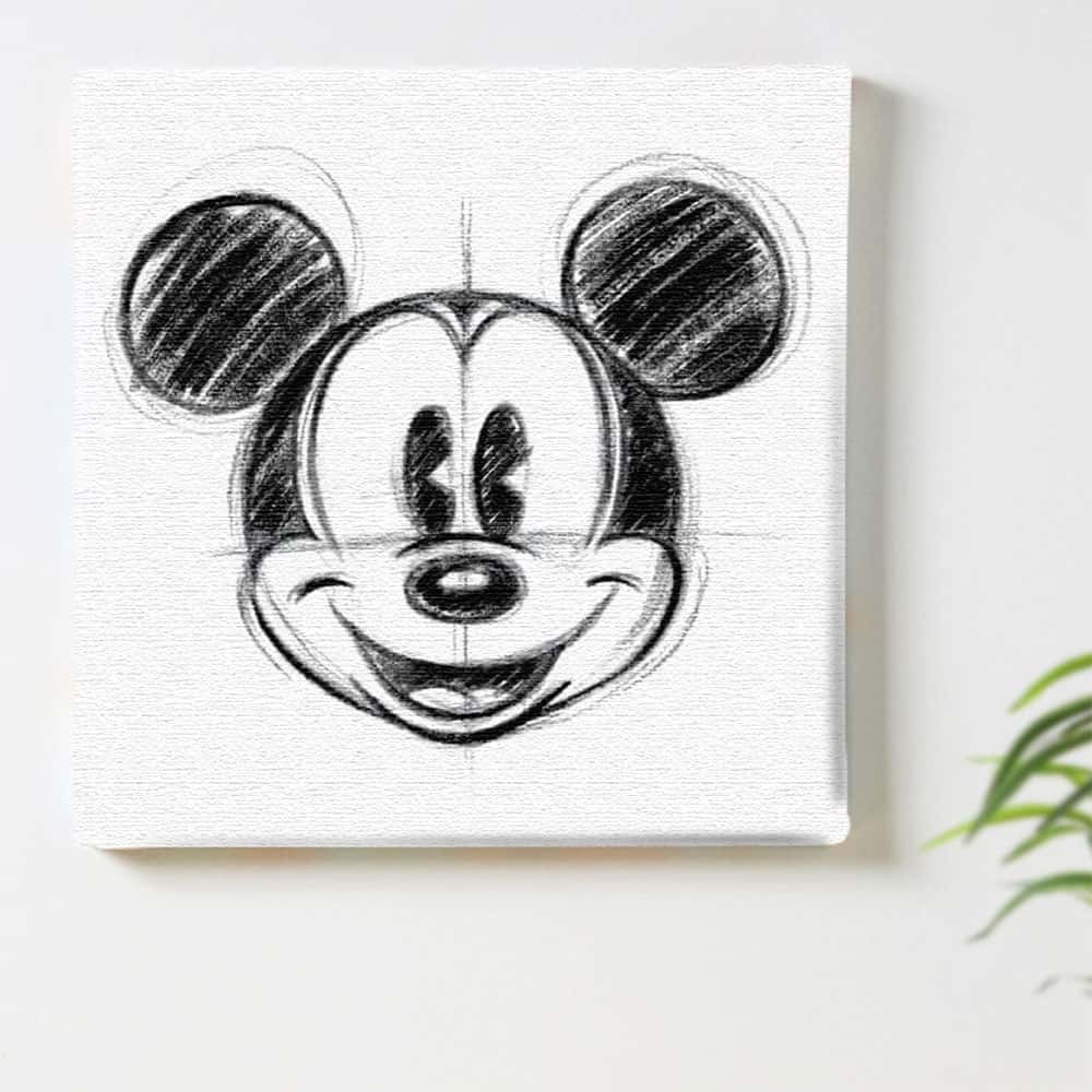 ミッキーのアートパネル Disney アート Mサイズ 30×30cm dsn-0144