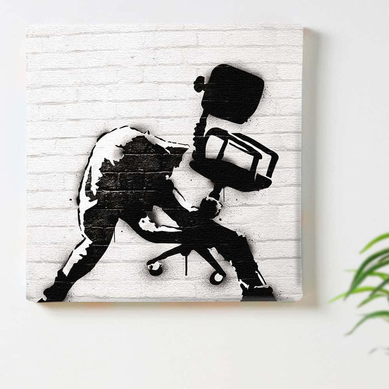 バンクシー banksy アートパネル