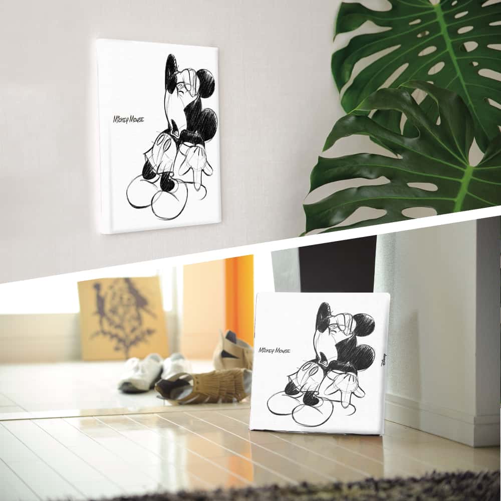 ミッキーのアートパネル Disney アート Mサイズ 30×30cm dsn