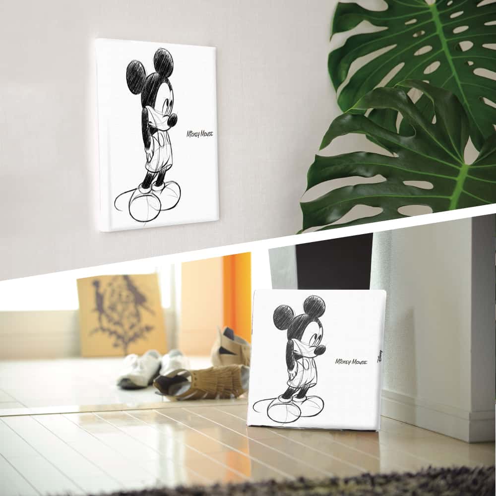 ミッキーのアートパネル Disney アート Mサイズ 30×30cm dsn-0007