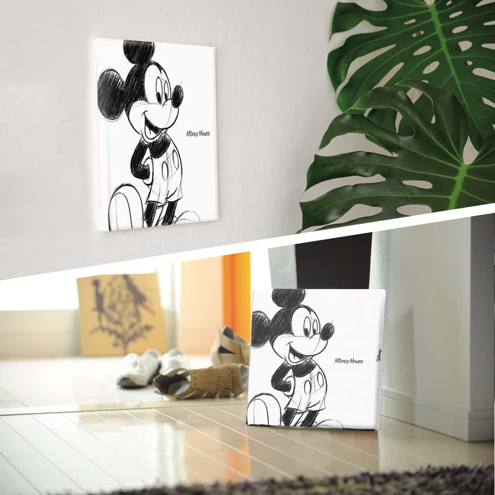 ミッキーのアートパネル Disney アート Mサイズ 30×30cm dsn-0008
