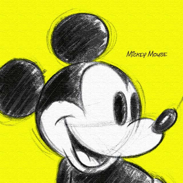 ミッキーのアートパネル Disney アート Mサイズ 30×30cm dsn-0012