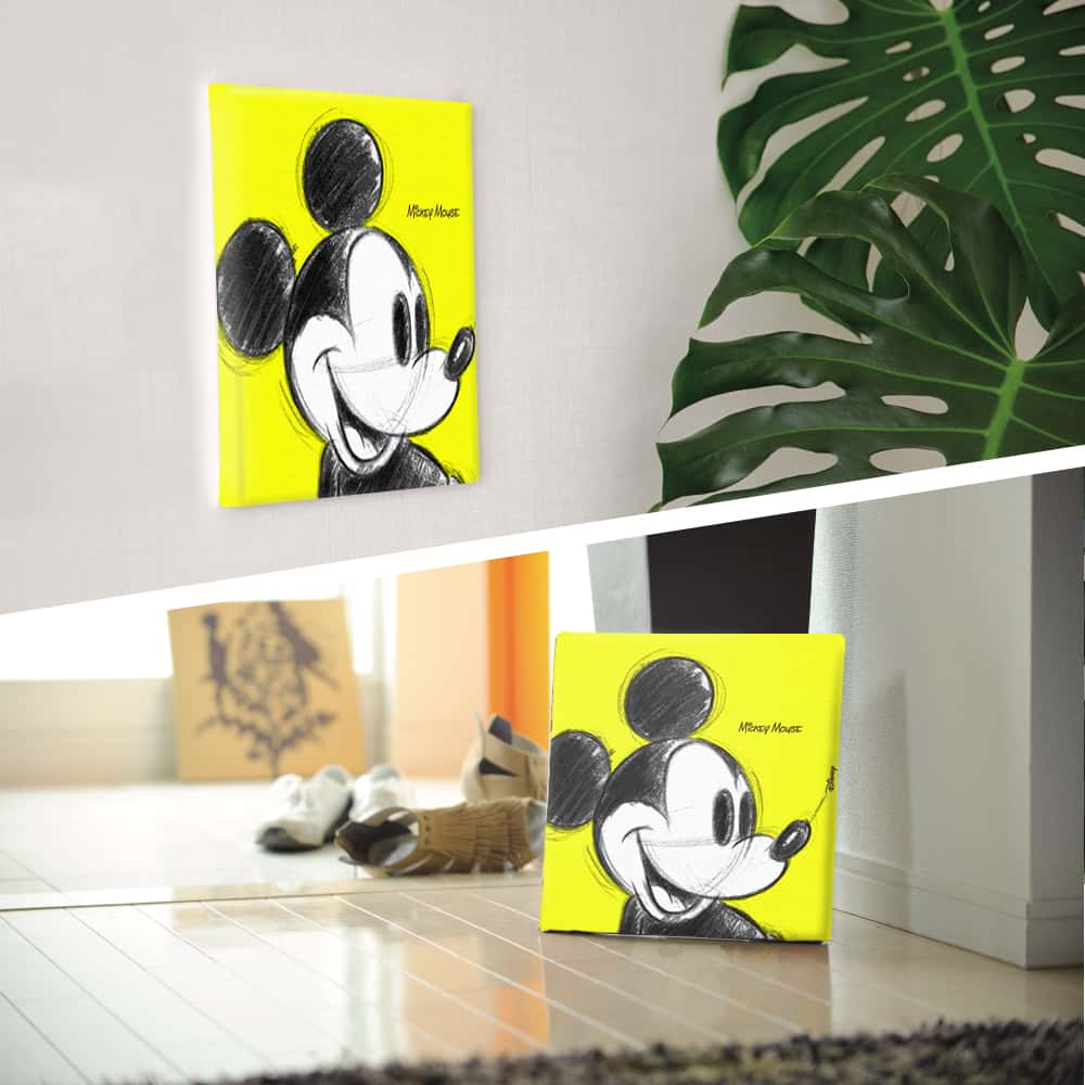 ミッキーのアートパネル Disney アート Mサイズ 30×30cm dsn-0012