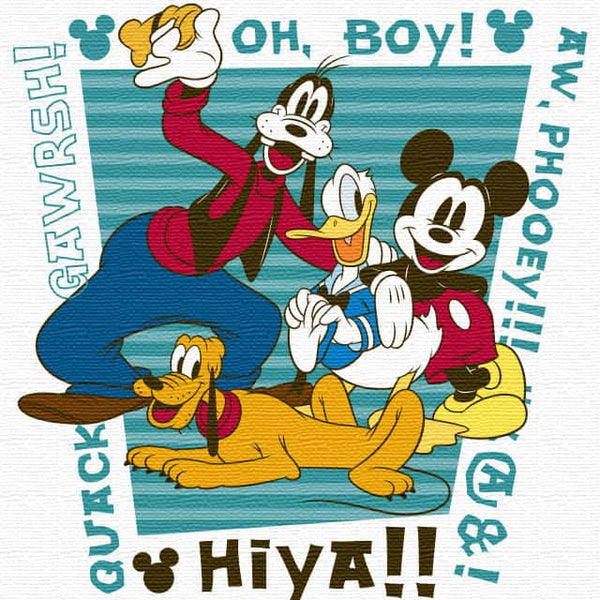 ディズニーキャラクターズのアートパネル Disney アート Mサイズ 30