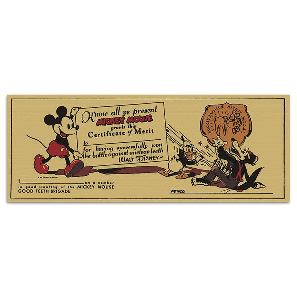 ミッキーのアートパネル ワイドサイズ 30×78.5cm dsny-w-1710-04 – Art