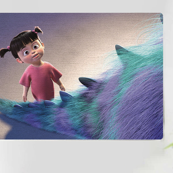 Monsters, Inc. モンスターズインクのアートポスター 壁掛け モンスターズインクのアートパネル PIXAR アート F6サイズ 32×41×1.5cm