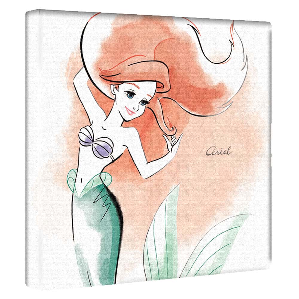 アリエルのアートパネル Mサイズ 30×30cm dsny-1901-007 – Art Panel Shop