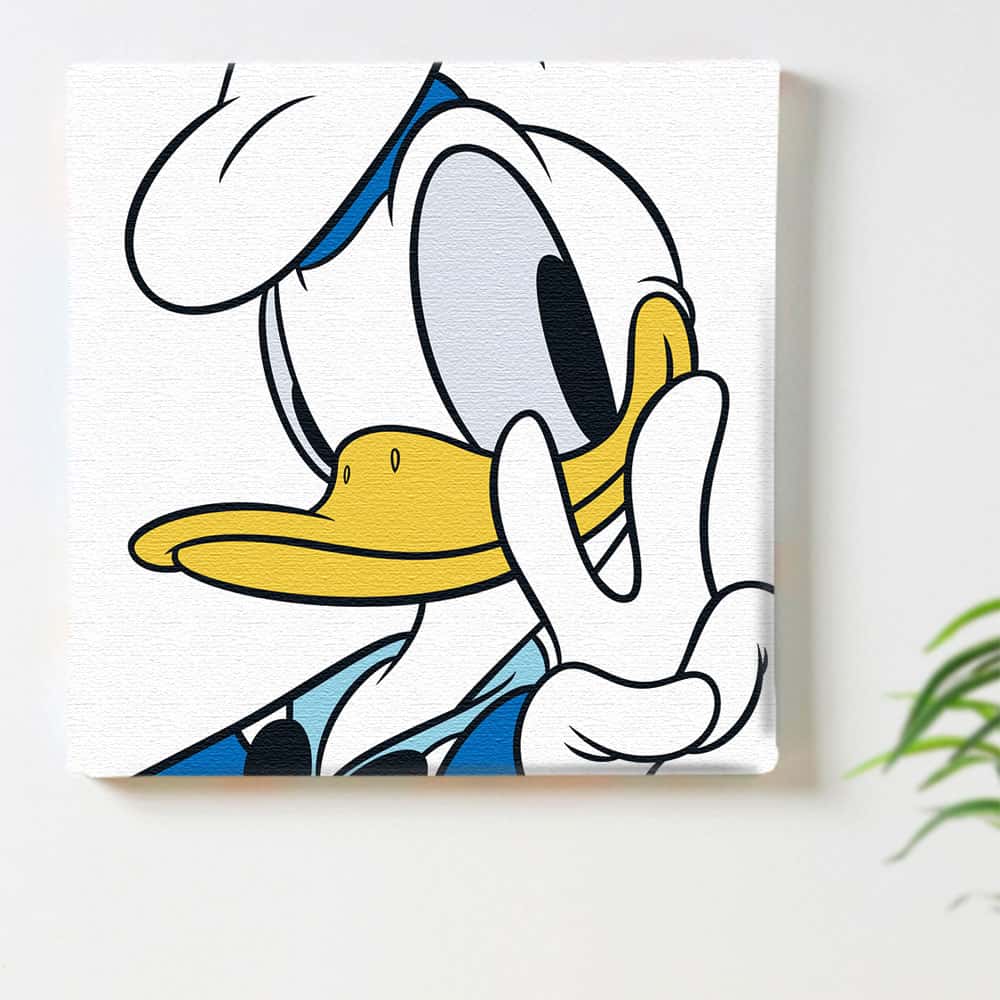 オランダ製 ディズニー キャラクターアート 油絵風 ドナルドダック オランダ製 ディズニー キャラクターアート 油絵風 ドナルドダック